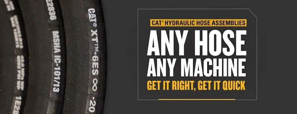 CAT hydraulic hose assemblies any machine