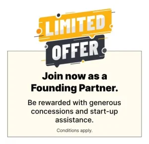 Limited offer: Join as a Founding Partner today.